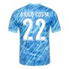 Camisola Guarda-Redes Portugal Diogo Costa 22 Homen Euro 2024 Azul