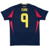 Camisola Suécia Isak 9 Homen Equipamento 2ª 2024