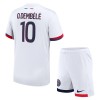 Camisola + Calções Paris Saint-Germain Dembele 10 Criança Equipamento 2ª 24/25