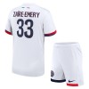 Camisola + Calções Paris Saint-Germain Zaire Emery 33 Criança Equipamento 2ª 24/25