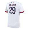 Camisola Paris Saint-Germain Bradley Barcola 29 Homen Equipamento 2ª 24/25