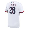 Camisola Paris Saint-Germain Carlos Soler 28 Homen Equipamento 2ª 24/25