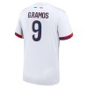 Camisola Paris Saint-Germain Goncalo Ramos 9 Homen Equipamento 2ª 24/25