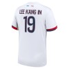 Camisola Paris Saint-Germain Lee Kang In 19 Homen Equipamento 2ª 24/25