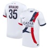 Camisola Paris Saint-Germain Lucas Beraldo 35 Homen Equipamento 2ª 24/25