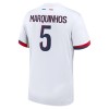 Camisola Paris Saint-Germain Marquinhos 5 Homen Equipamento 2ª 24/25