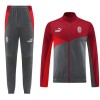 AC Milan Homen Casaco de Treino Conjunto 24/25 Cinza