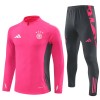 Alemanha Color Homen Sweat de Treino Quarto-Zíper 24/25 Rosa