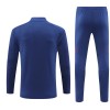 Espanha Homen Sweat de Treino Quarto-Zíper 24/25 Azul