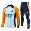 Real Madrid Homen Sweat de Treino Quarto-Zíper 24/25 Azul