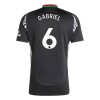 Camisola Arsenal Gabriel 6 Homen Equipamento 2ª 24/25