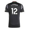 Camisola Arsenal J. Timber 12 Homen Equipamento 2ª 24/25