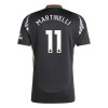 Camisola Arsenal Martinelli 11 Homen Equipamento 2ª 24/25