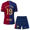 Camisola + Calções FC Barcelona Lamine Yamal 19 Criança Equipamento 1ª 24/25