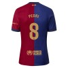 Camisola FC Barcelona Pedri 8 Homen Equipamento 1ª 24/25