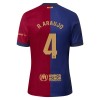 Camisola FC Barcelona R. Araujo 4 Homen Equipamento 1ª 24/25