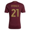 Camisola AS Roma Dybala 21 Homen Equipamento 1ª 24/25