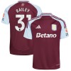 Camisola Aston Villa Bailey 31 Homen Equipamento 1ª 24/25