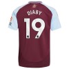 Camisola Aston Villa Diaby 19 Homen Equipamento 1ª 24/25