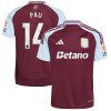 Camisola Aston Villa Pau 14 Homen Equipamento 1ª 24/25