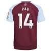 Camisola Aston Villa Pau 14 Homen Equipamento 1ª 24/25