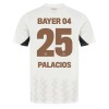 Camisola Bayer 04 Leverkusen Exequiel Palacios 25 Homen Equipamento 2ª 24/25