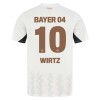 Camisola Bayer 04 Leverkusen Florian Wirtz 10 Homen Equipamento 2ª 24/25