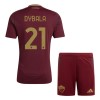 Camisola + Calções AS Roma Dybala 21 Criança Equipamento 1ª 24/25