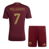 Camisola + Calções AS Roma Pellegrini 7 Criança Equipamento 1ª 24/25