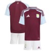 Camisola + Calções Aston Villa Criança Equipamento 1ª 24/25