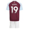 Camisola + Calções Aston Villa Diaby 19 Criança Equipamento 1ª 24/25