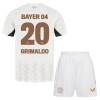 Camisola + Calções Bayer 04 Leverkusen Alejandro Grimaldo 20 Criança Equipamento 2ª 24/25