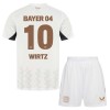 Camisola + Calções Bayer 04 Leverkusen Florian Wirtz 10 Criança Equipamento 2ª 24/25