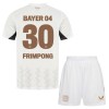 Camisola + Calções Bayer 04 Leverkusen Jeremie Frimpong 30 Criança Equipamento 2ª 24/25