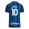 Camisola + Calções Inter Milan Lautaro Martinez 10 Criança Equipamento 1ª 24/25