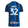 Camisola Inter Milan Dimarco 32 Homen Equipamento 1ª 24/25