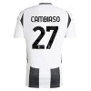 Camisola Juventus Cambiaso 27 Homen Equipamento 1ª 24/25