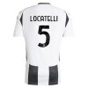 Camisola Juventus Locatelli 5 Homen Equipamento 1ª 24/25