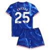 Camisola + Calções Chelsea Caicedo 25 Criança Equipamento 1ª 24/25