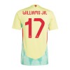 Camisola + Calções Espanha Williams JR 17 Criança Equipamento 2ª Euro 2024