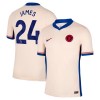 Camisola Chelsea James 24 Homen Equipamento 2ª 24/25