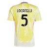 Camisola + Calções Juventus Locatelli 5 Criança Equipamento 2ª 24/25