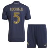 Camisola + Calções Juventus Locatelli 5 Criança Equipamento 3ª 24/25