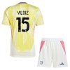 Camisola + Calções Juventus Yildiz 15 Criança Equipamento 2ª 24/25