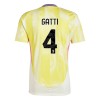 Camisola Juventus Gatti 4 Homen Equipamento 2ª 24/25