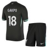 Camisola + Calções Liverpool Gakpo 18 Criança Equipamento 2ª 24/25