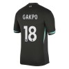 Camisola + Calções Liverpool Gakpo 18 Criança Equipamento 2ª 24/25