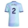 Camisola Arsenal Saliba 2 Homen Equipamento 3ª 24/25