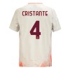 Camisola AS Roma Cristante 4 Homen Equipamento 2ª 24/25