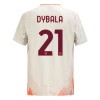 Camisola AS Roma Dybala 21 Homen Equipamento 2ª 24/25